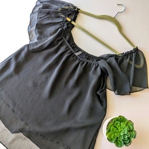 Black Vintage Blouse